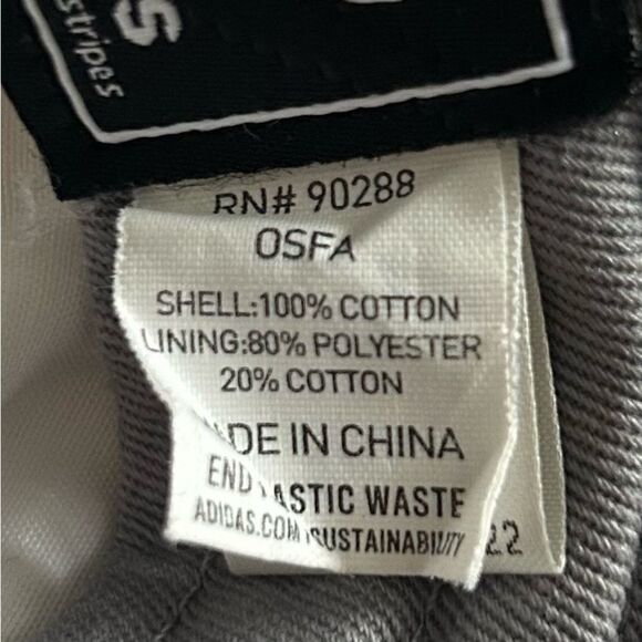 Adidas Women’s White Bucket Hat with Logo One Size 100% Cotton - Picture 5 of 9